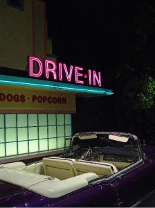 Drive-in theater in Fort Worth, TX